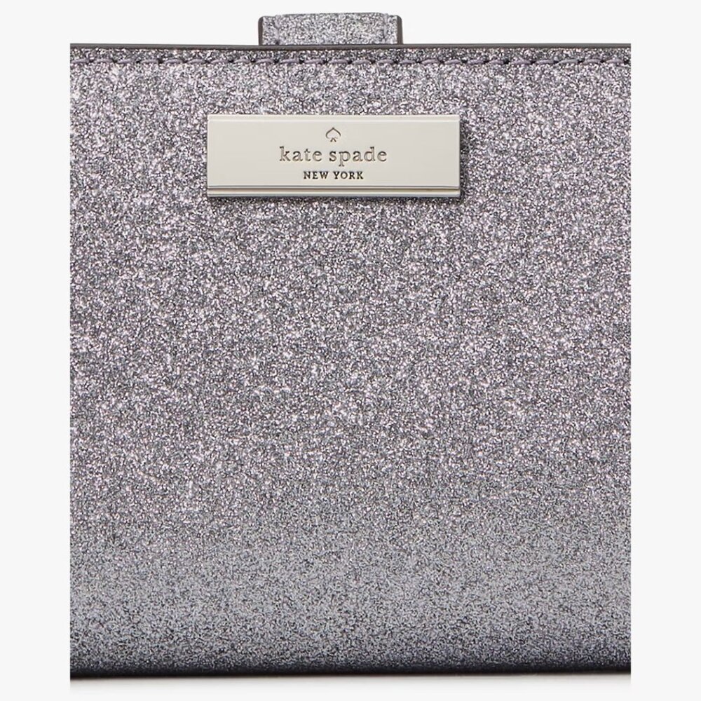 KATE SPADE SILVER TOTE & WALLET NIP - Picture 12 of 12